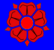 Rose rot blau